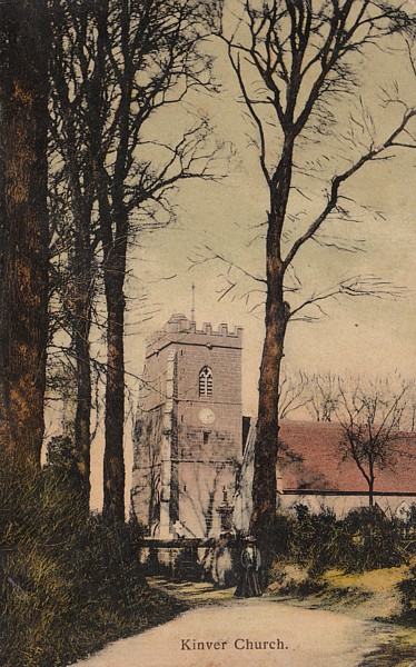 Postcard from St. Peters Church - History of Kinver Village