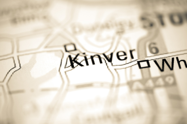 Geographical Map - Kinver